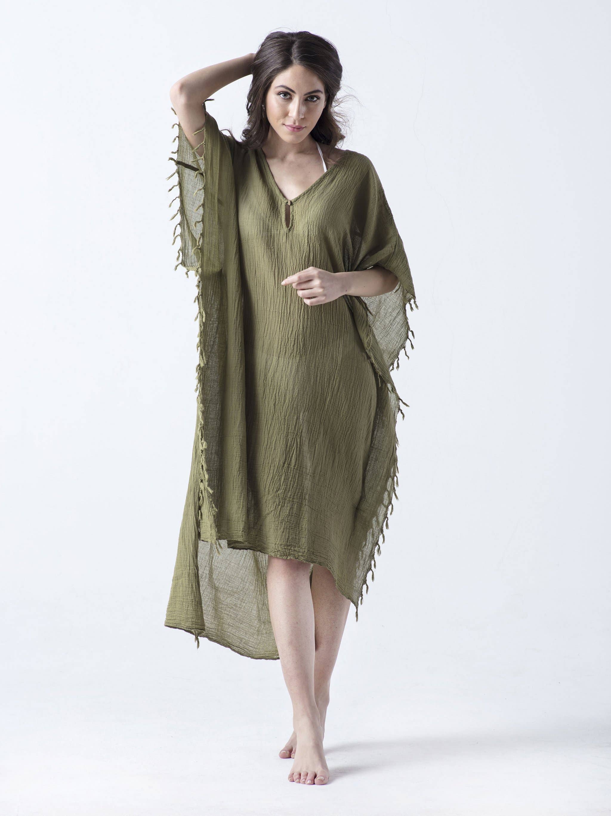 AYLIN COLERI-LUXURY RESORT/LOUNGE WEAR COLLECTION - Wholesale Swim Cover Up - Women's - Foxy-Beach/Resort Caftan3