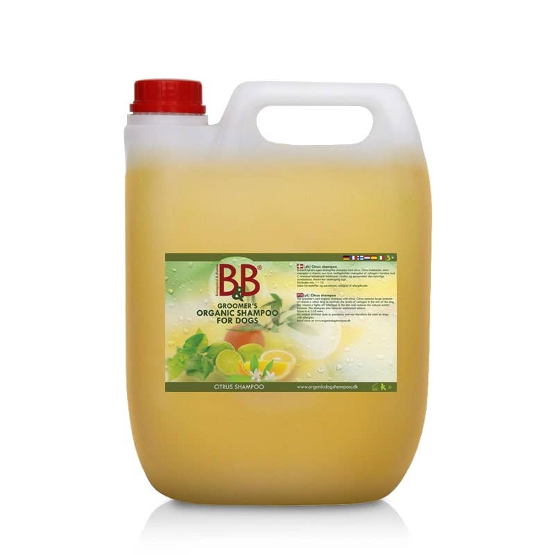 B&B Økologisk Hundeshampoo - Wholesale Pet Shampoo - Dog - Organic Citrus Shampoo2
