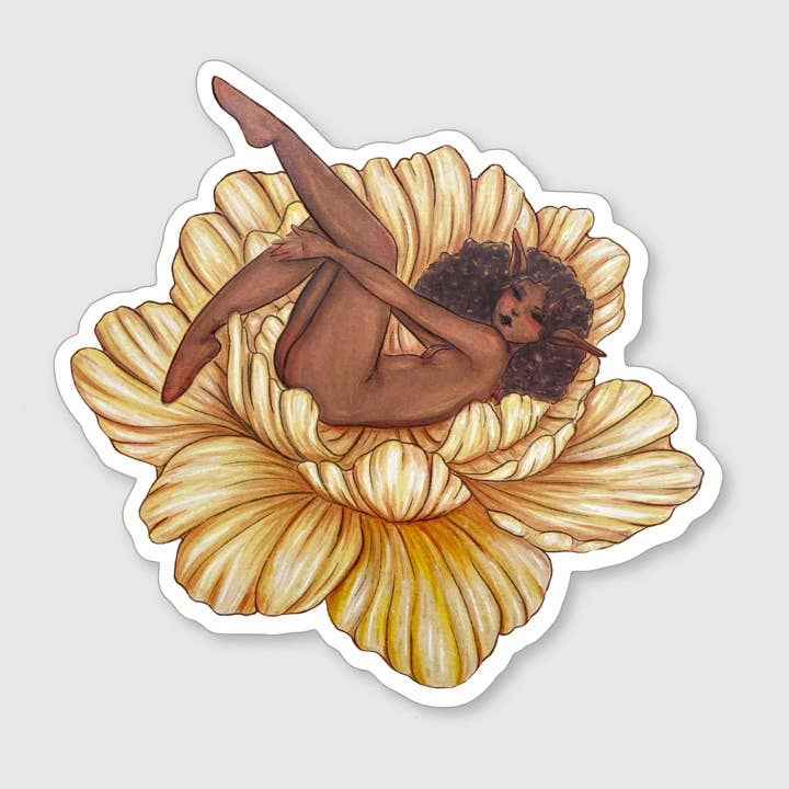 Petals - 3" Vinyl Sticker for wholesale by Anise Designs