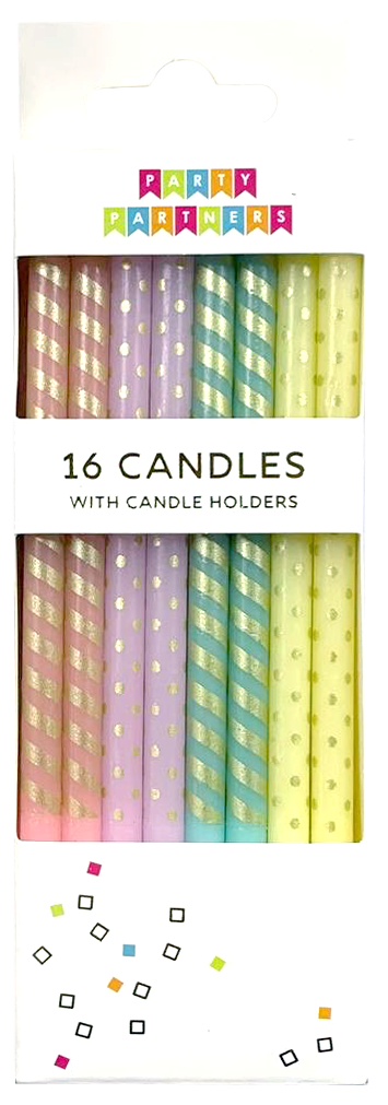 Party Partners – Vela de bolo por atacado – Programa 12 Prong Tall Candles - Mais Vendidos3