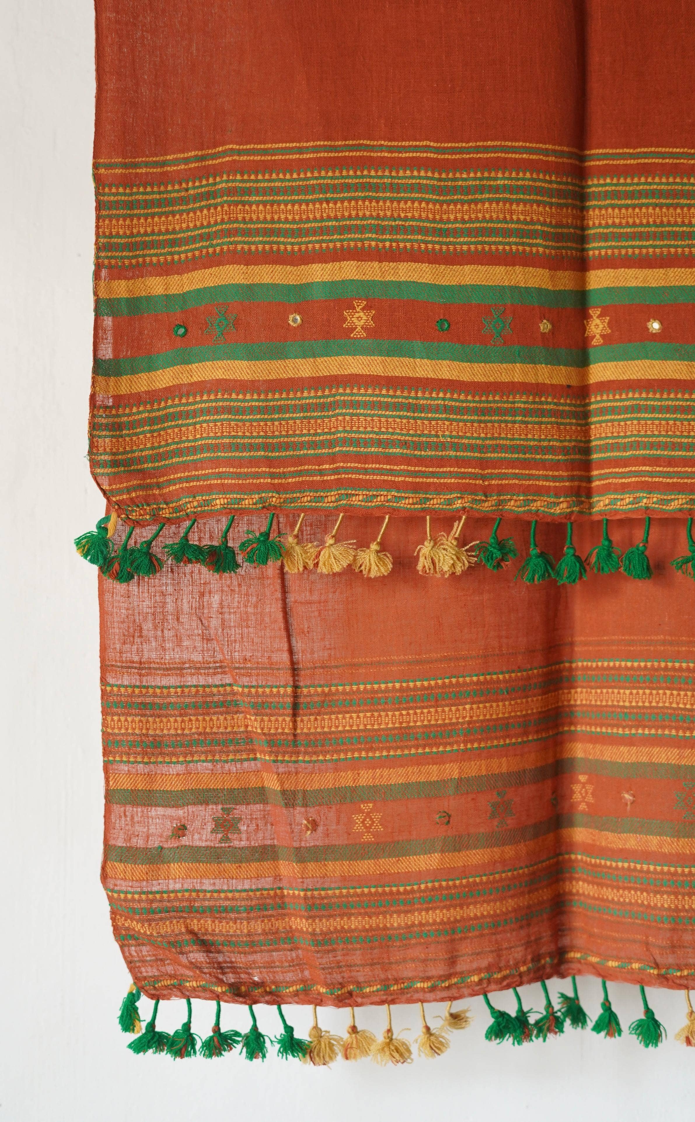 Annahmol - Wholesale Scarf - Unisex - Organic Indigenous Woven Cotton & Natural Dye Scarf35