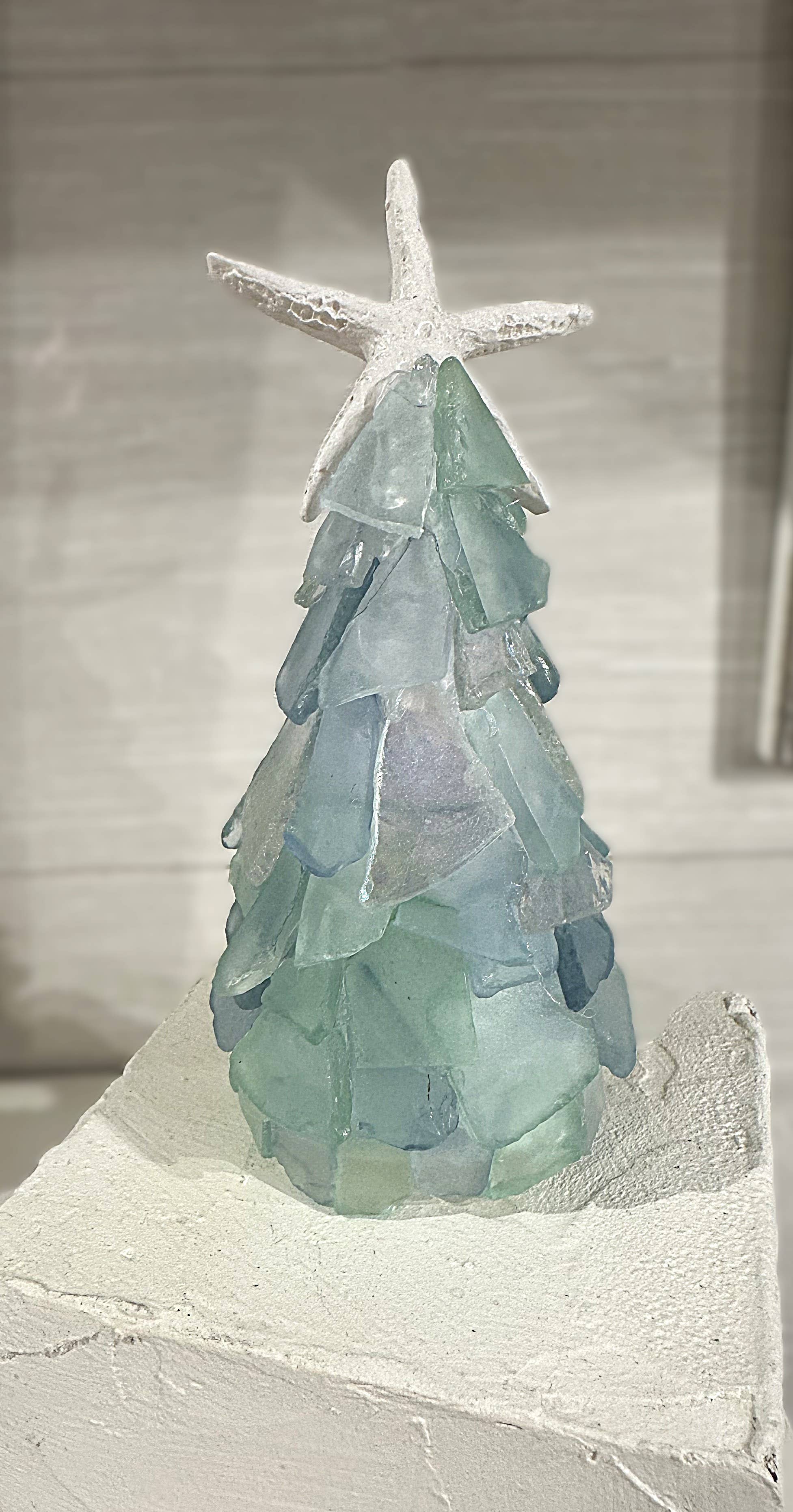 A SEAGLASS CREATION/SALTY SIGNS DESIGNS - Wholesale Christmas Decoration - 3D Seaglass Christmas Tree Box Set 15