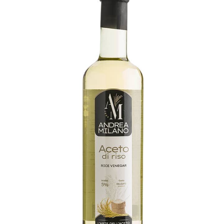 Andrea Milano - Wholesale Vinegar - Italian Rice Vinegar 5% glass bottle 500 ml