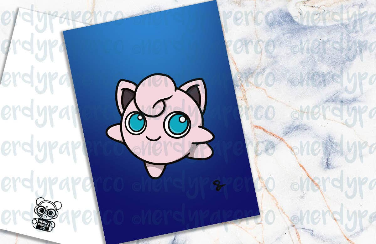 NERDY PAPER CO. - Wholesale Planner - JIGGLY PUFF - Hand Drawn Planner Dashboard0