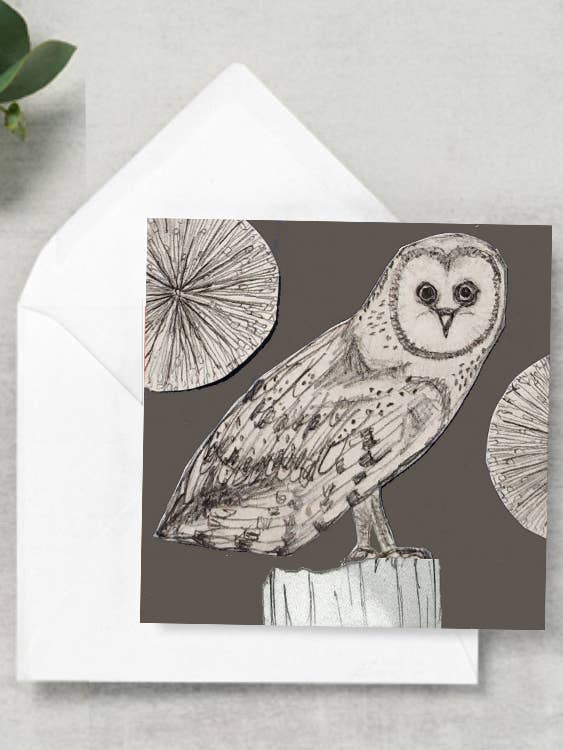 Gift Enclosure Card: Owl for wholesale by Blueberry Road Cards