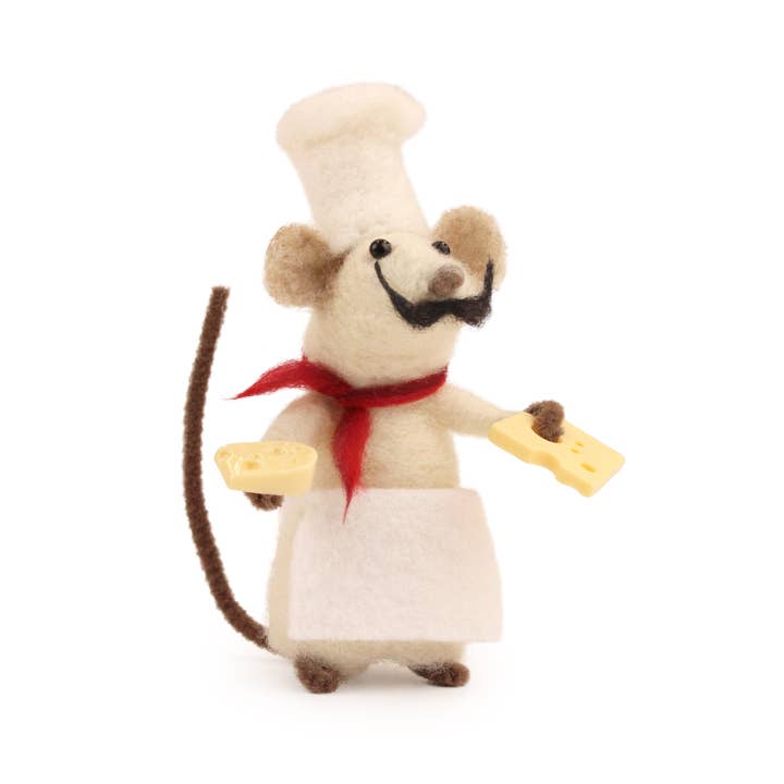 The Makerss - Wholesale Craft Sewing Kit - Gourmet Mouse Small Needle Felt Kit1