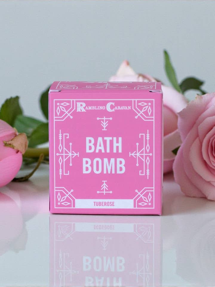 Bath Bombs - Tuberose for wholesale by Rambling Caravan