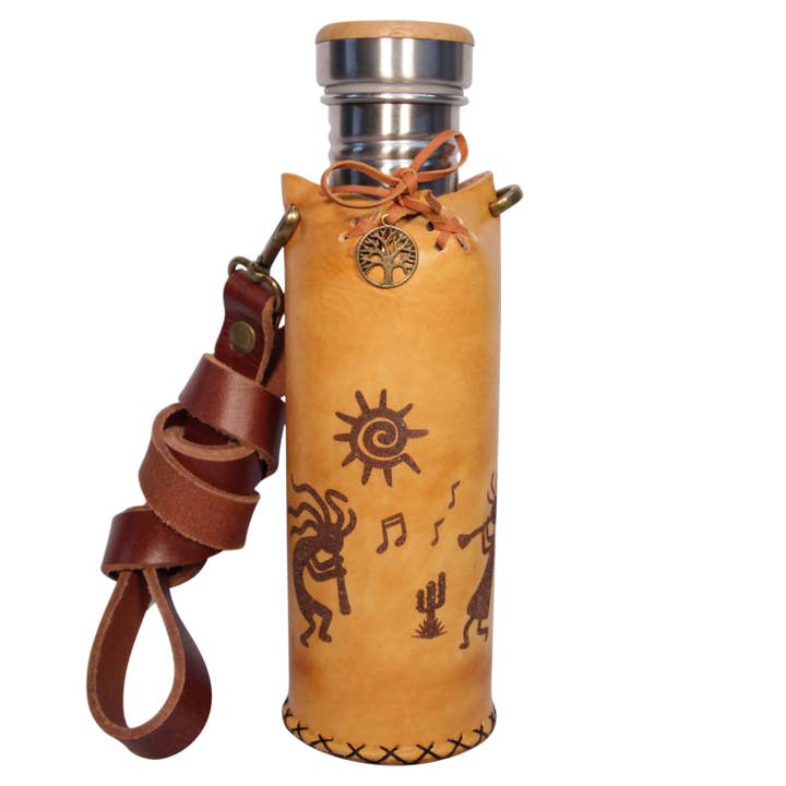 Tan - Kokopeli - Deluxe Wasserflaschenhalter für den Großhandel von Vesica