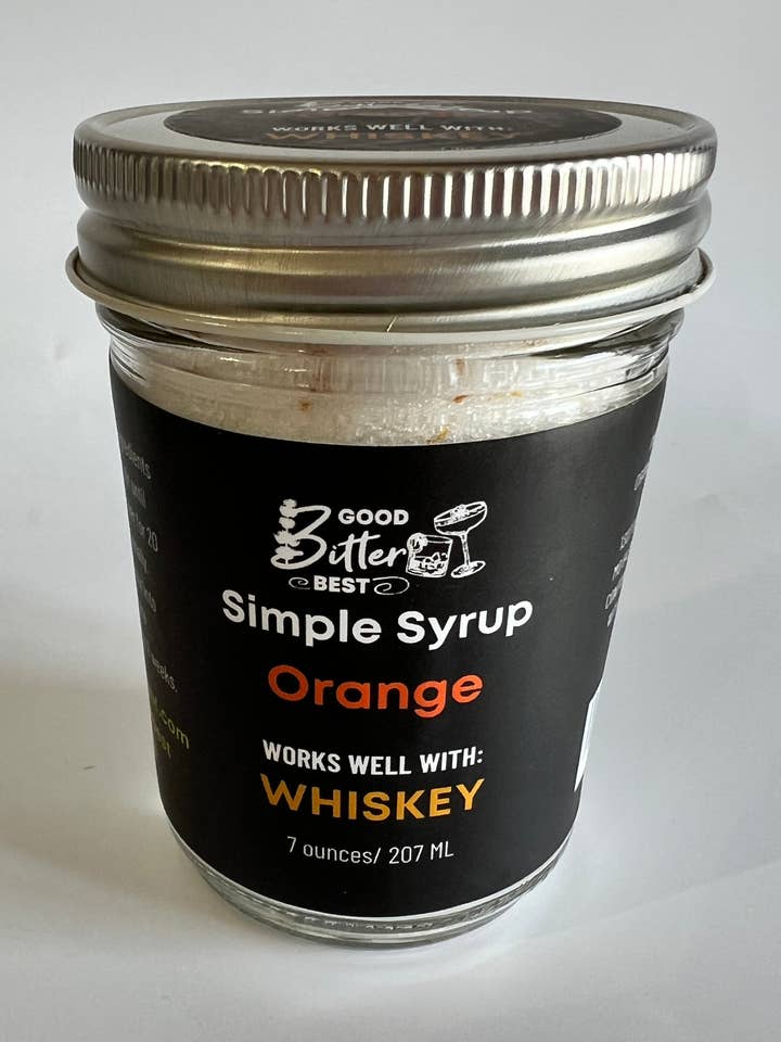 Sirop simple - Orange pour la vente par Good Bitter Best