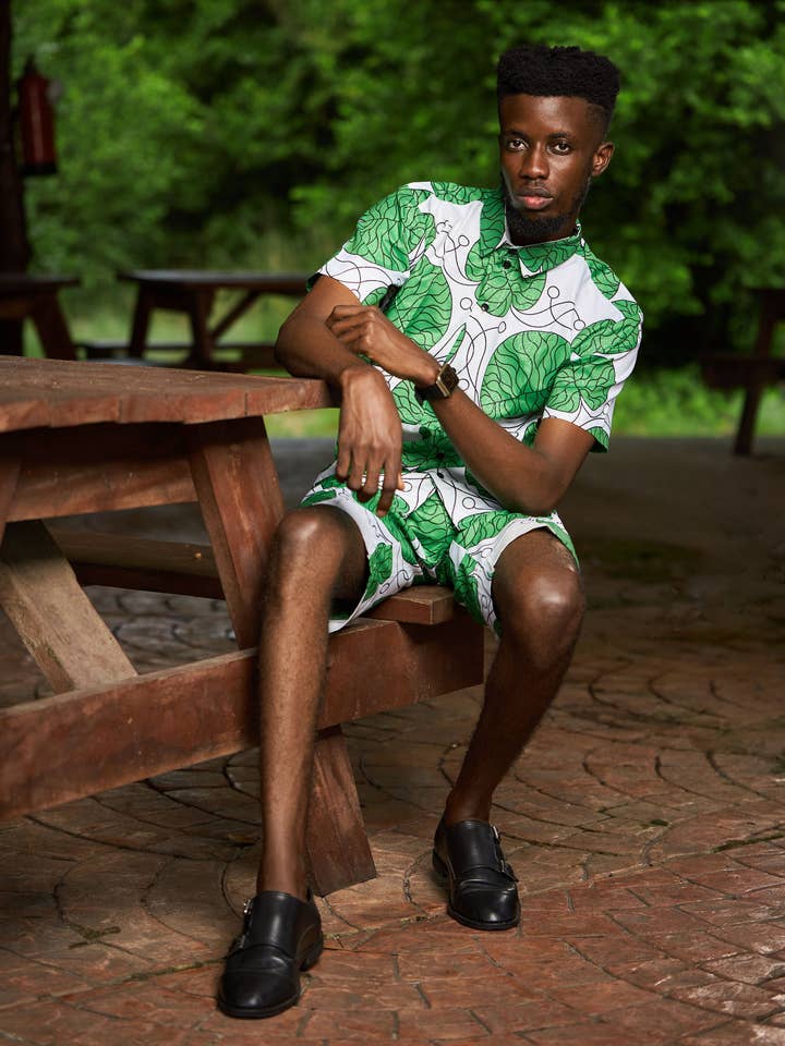 CONJUNTO ABU EN ESTAMPADOS AFRICANOS para venta al por mayor de Abebi Modish