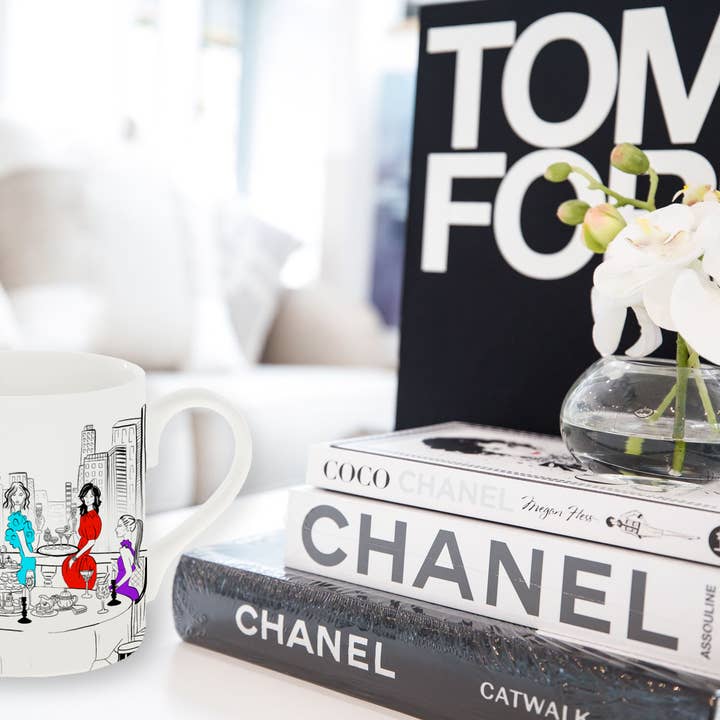 Sex i byen: Eftermiddagste Fin Bone China Mug for engroshandel hos Catherine Loves