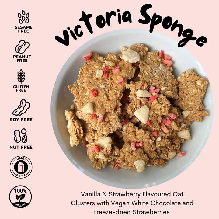 Cheeky Nibble – wholesale Granola – Victoria Sponge Granola - Gluten Free1