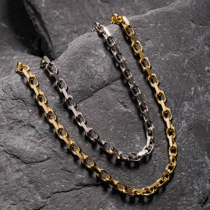 Twistedpendant - Wholesale Link & Chain Bracelet - 925 Silver Rolo Bracelet (4MM)