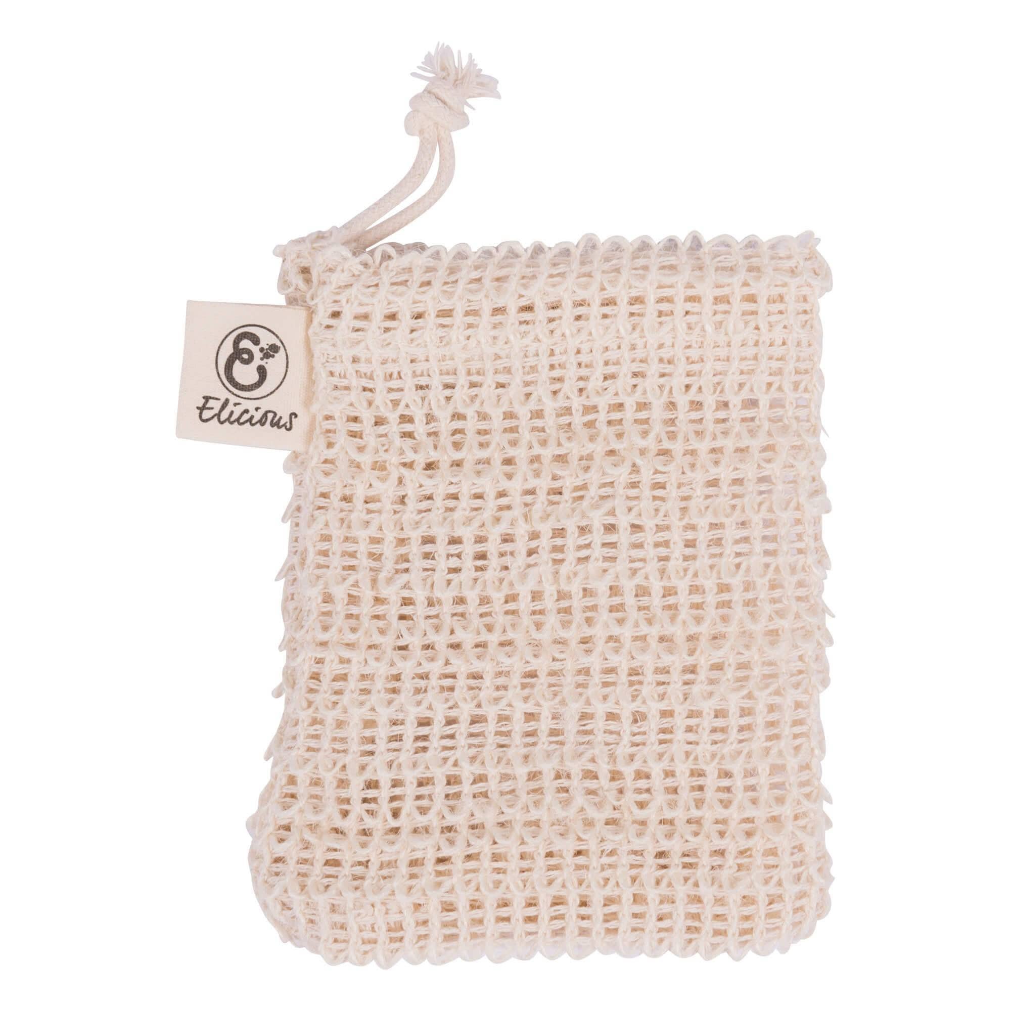 Elicious - Wholesale Soap Pouch/Sack/Bag - Zeep en shampoo bar zakje van biologisch afbreekbare sisal0
