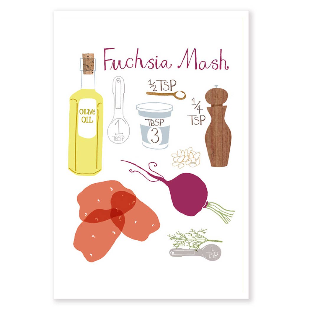 Claudia Pearson - Wholesale Art Print - Fuchsia Mash Art Print0