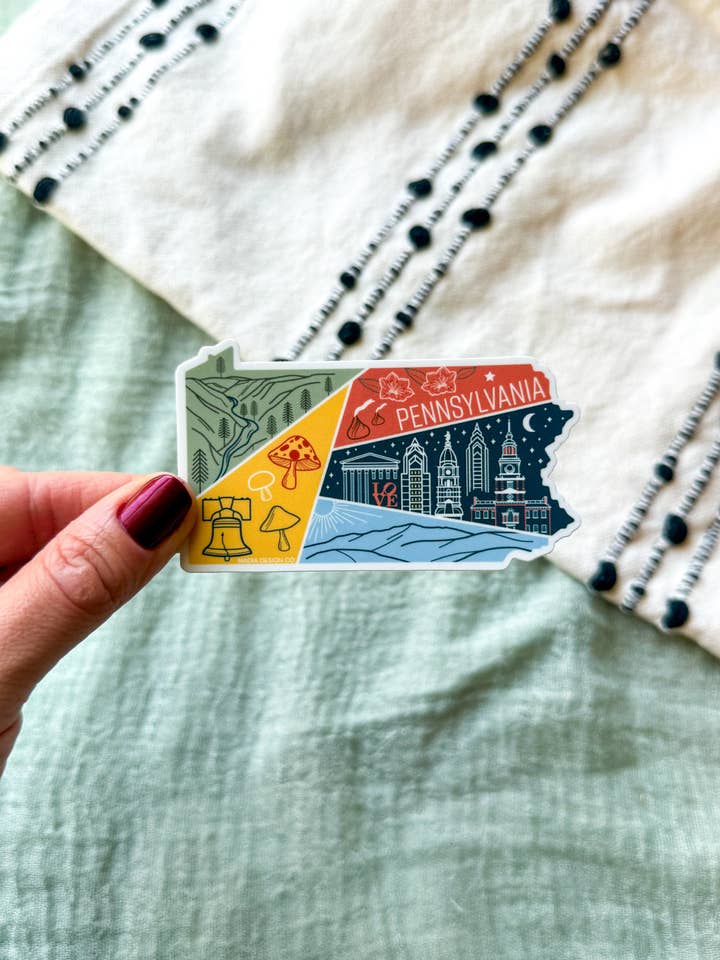 Pennsylvania Sticker for wholesale by Nadia Design Co