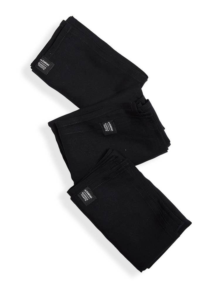 Black Bandana (3 PACK) for wholesale by Buddha Pants