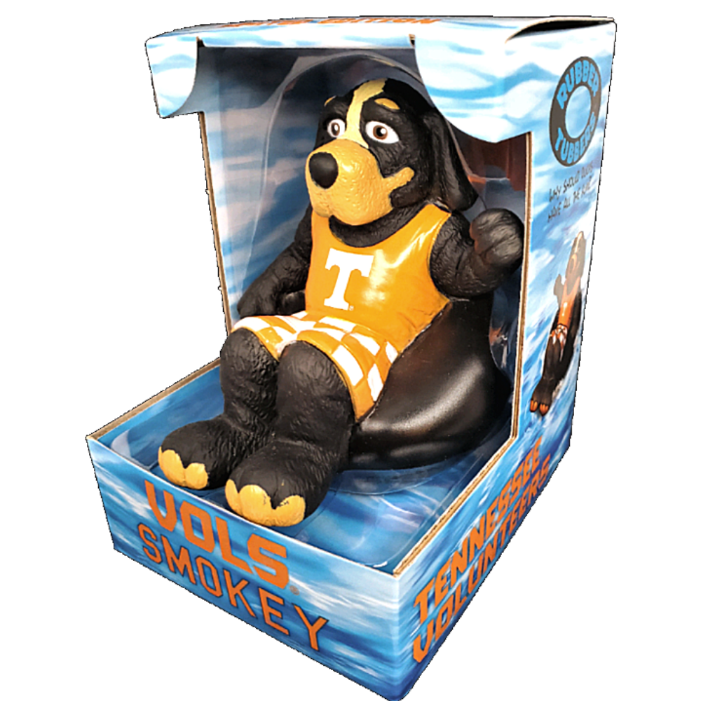 Rubber Tubbers - Wholesale Bath Toy - Baby - University of Tennessee - Volunteers - Smokey - Premium Bath1