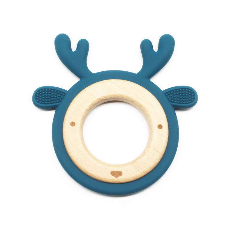 Boho + Babe - Wholesale Teether (Not Clip-On) - Baby - Reindeer Teether. Holiday/Christmas Baby Gift.2