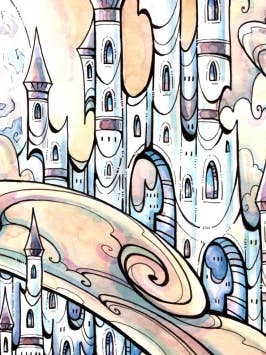 Bookmark - Castle for wholesale by Corinne Roberts Illustration