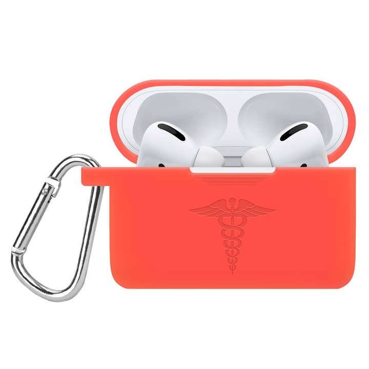 Affinity Bands - Wholesale Earphone/Headphone Case - Unisex - Registered Nurse First Responder Engraved AirPods Pro 1 & 2 Case Cover Neon4