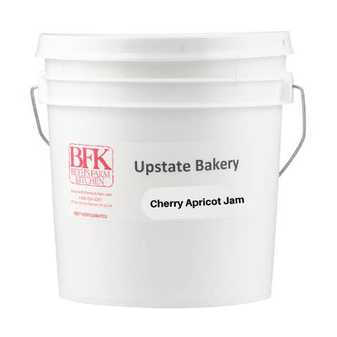 Cherry Apricot Jam - Bulk 1 Gallon Food Service Tub for wholesale by Beth's Farm Kitchen