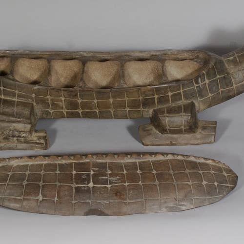 The Niger Bend - Venta al por mayor Artículo decorativo de mesa - Diseño de cocodrilo wari juego