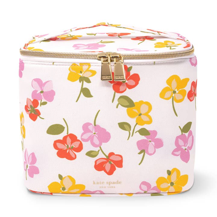 Kate Spade New York by Lifeguard Press - Wholesale Lunch Bag/Box - Lunch Tote, Spring Pansies0