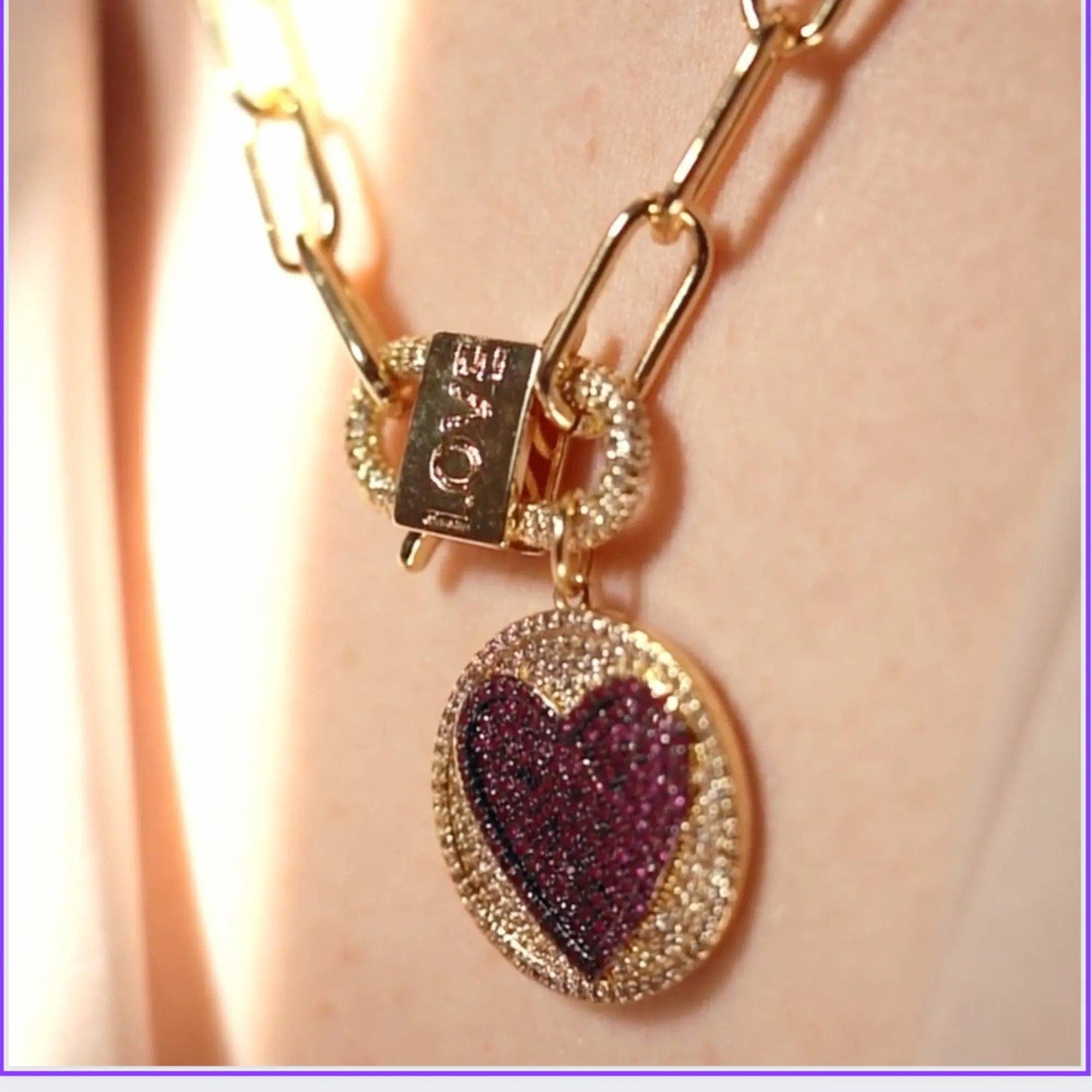 PHOEBE´S - Vente Colliers à pendentif - Collier cœur en or, Collier cœur, Cadeau attentionné, Cadeau "Tu me manques", Anniversaire de mariage pour femme, Cœur en cristal, Collier en or, Cadeau pour la fête des mères2