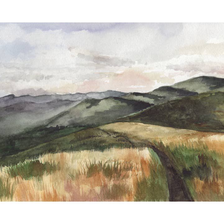 "Scott Valley" Horizontal Canvas Print for wholesale by Morgan Victoria Design