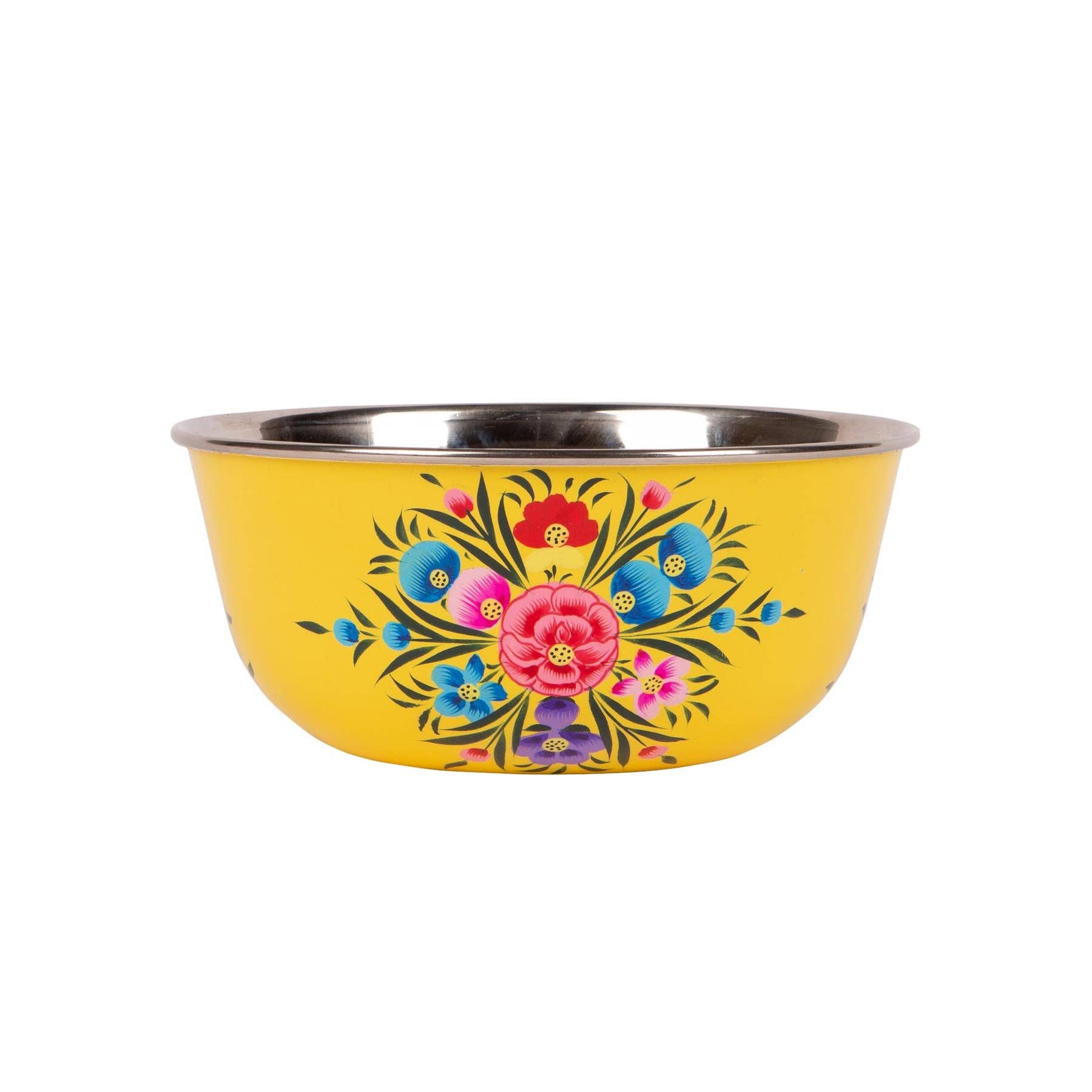 Rinkit Ltd – Tigela por atacado – Pansy Taça Piquenique Aço Inoxidável 16.5cm - By BillyCan27