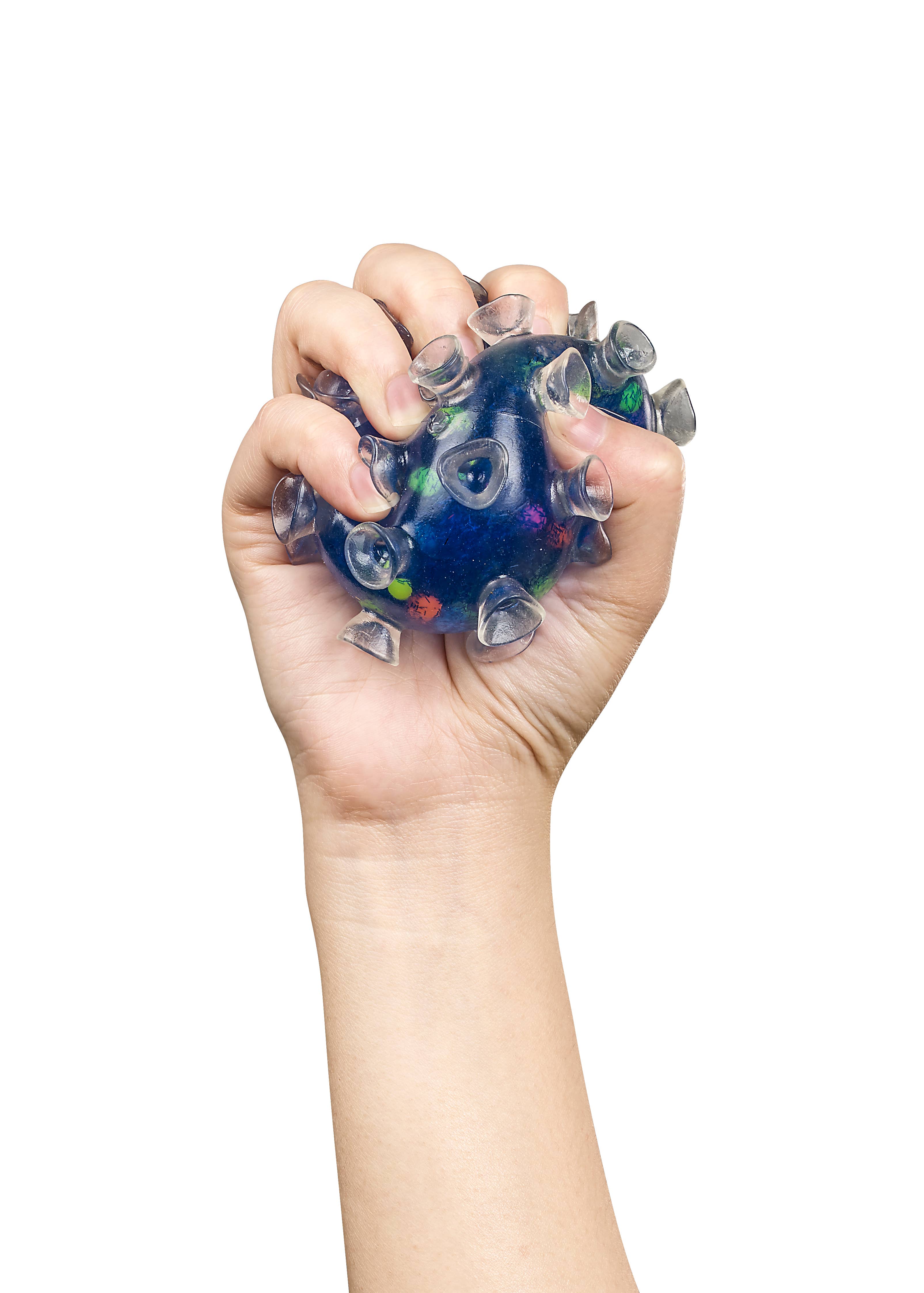 Toysmith - Wholesale Squishy Toy - Kids & Baby - Squishy Sucker Balls, Assorted Colors, Indivdually Packaged6