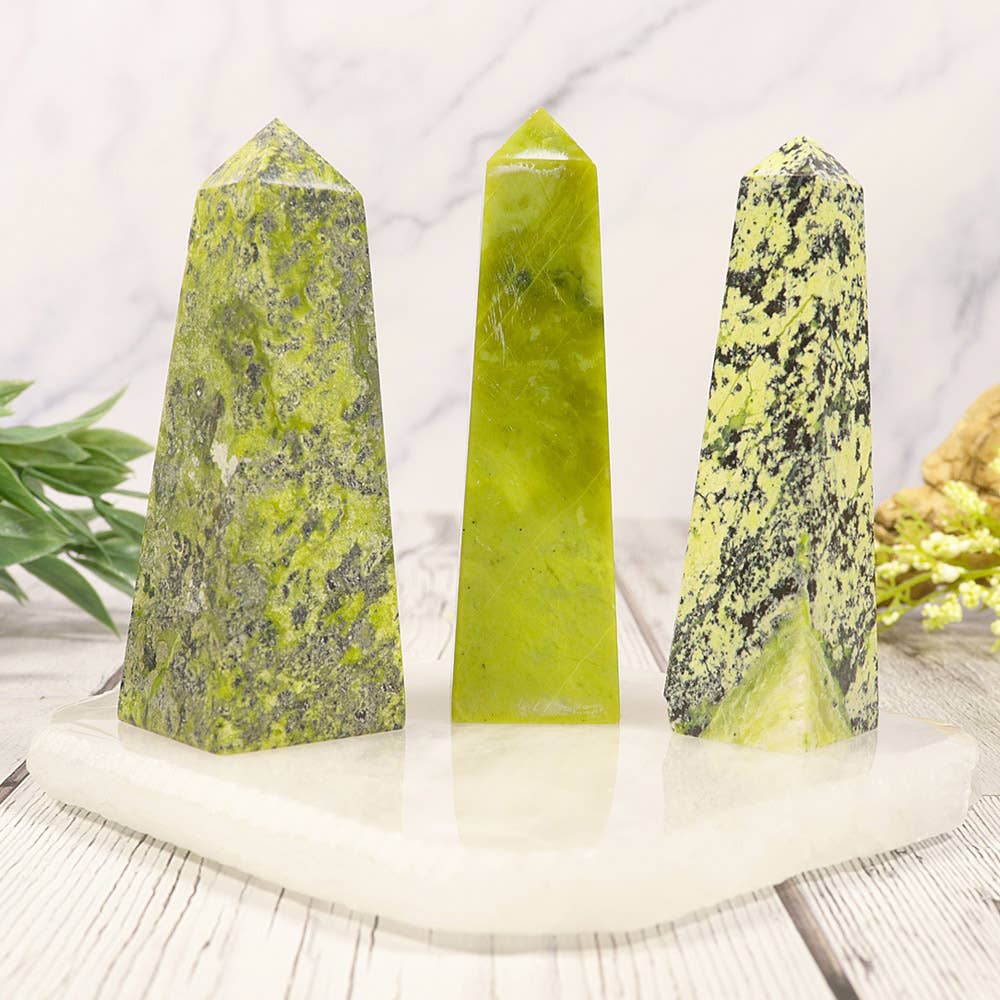 Natures Artifacts Inc - Wholesale Spiritual Stone/Crystal - Beautiful Serpentine Towers3