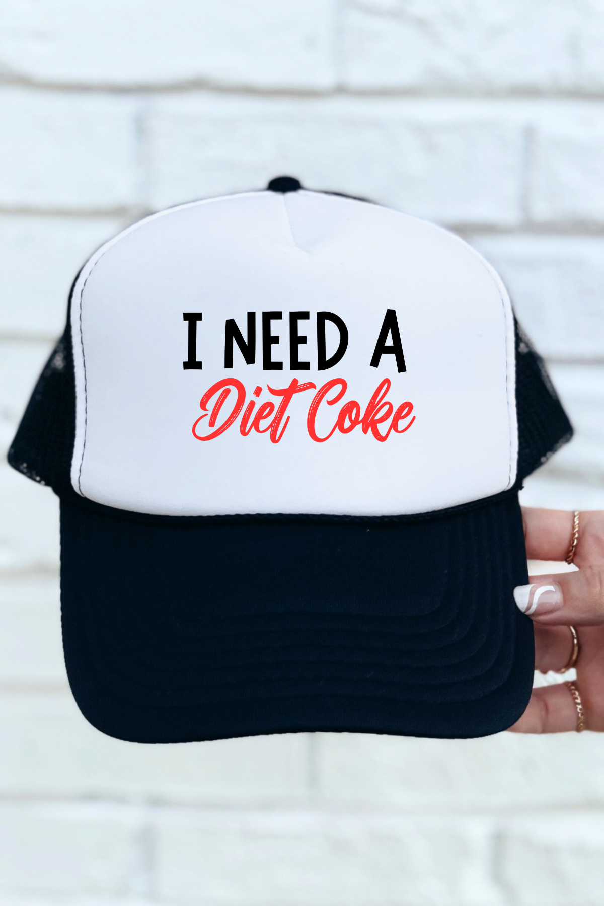 Gambi's Tees - Wholesale Trucker Hat - Unisex - I Need A Diet Coke Trucker Hat5