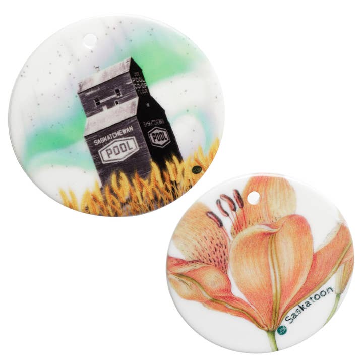 Adornos de Cerámica de la Pradera para venta al por mayor de QCGifts.ca