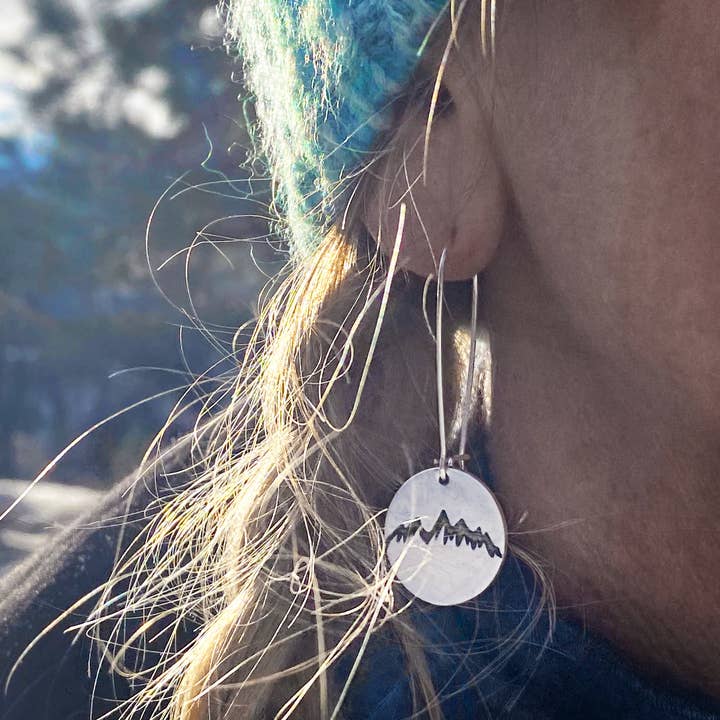 Daphne Lorna - Wholesale Hangende/ronde oorbellen - Snowcap oorbellen4