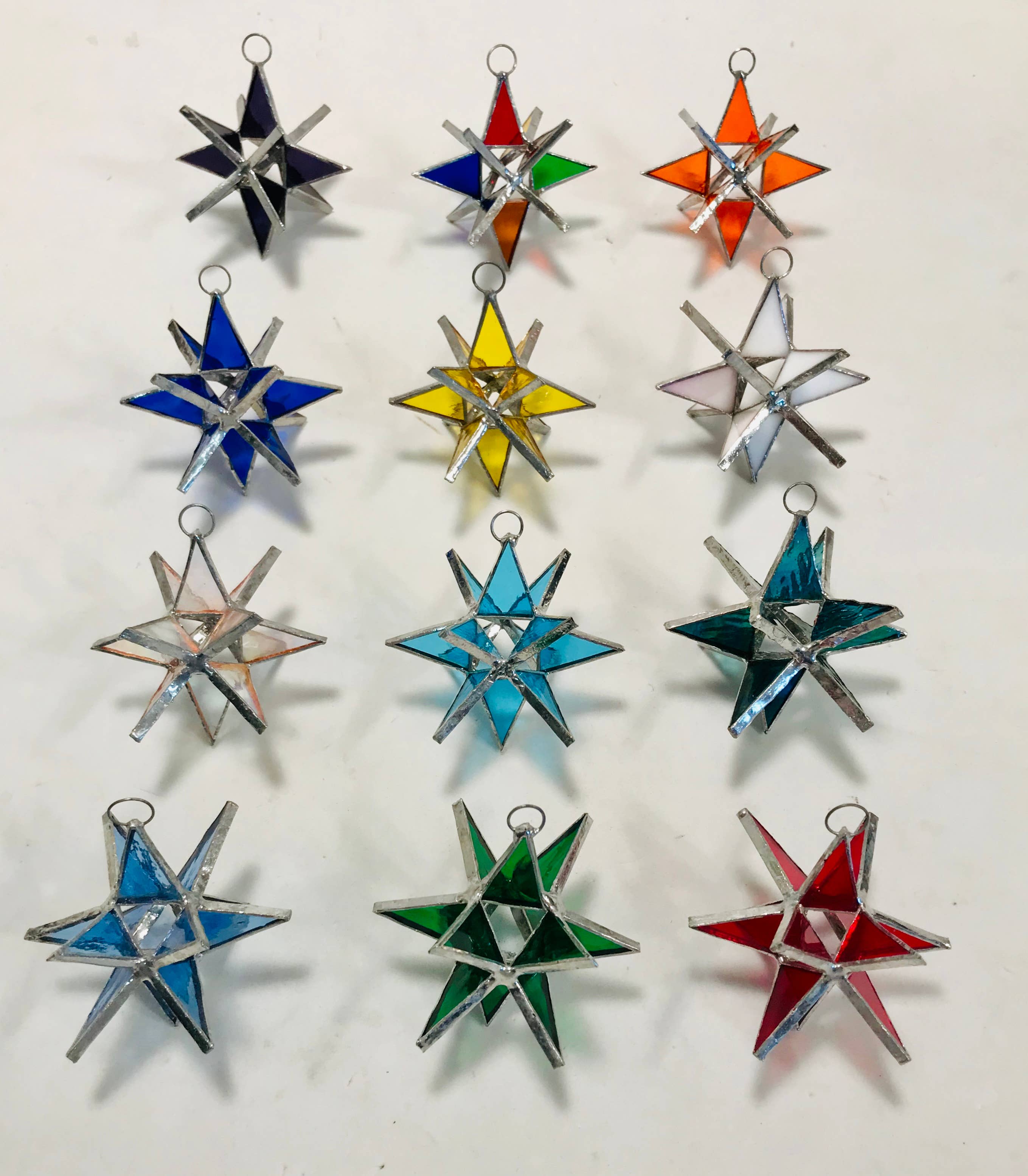 Fiesta Color - Wholesale Suncatcher - Stained Glass Moravian Star - WITH GIFT BOX10