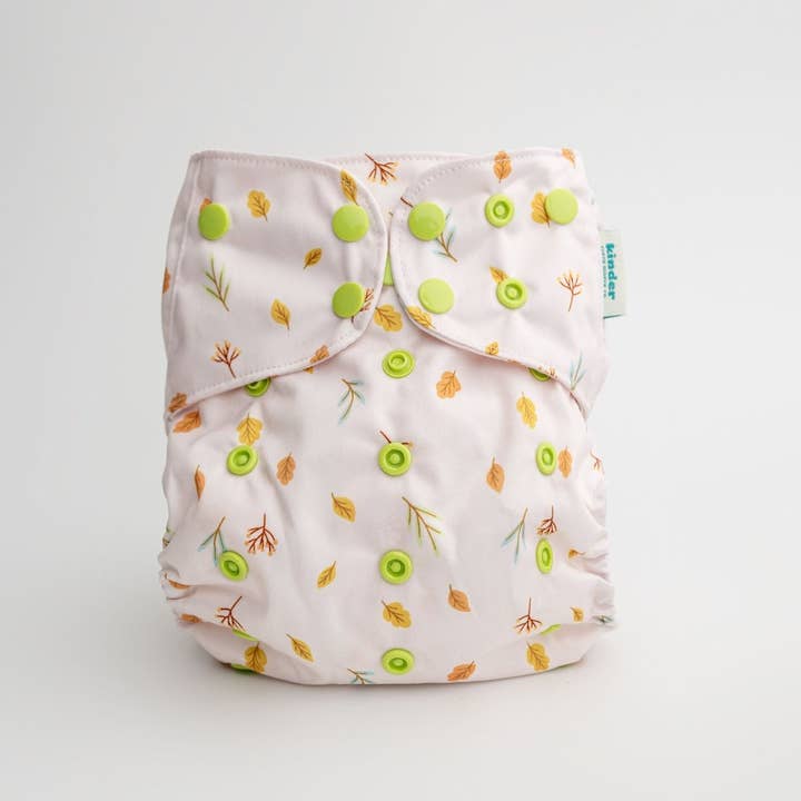 Kinder Cloth Diaper Co. - Wholesale Diaper (Cloth) - Baby - Nature: Essentials Pocket Cloth Diaper with Athletic Wicking Jersey, Grows with your Baby16