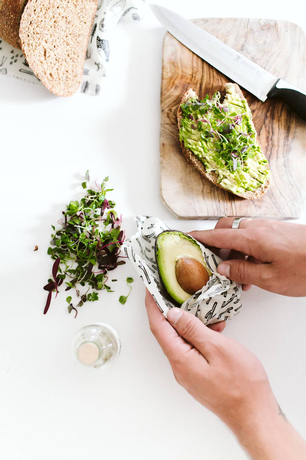 Goldilocks Goods - Wholesale Food Storage Wrap/Bag - Reusable Beeswax Food Wraps: Camping Adventure Set of 32