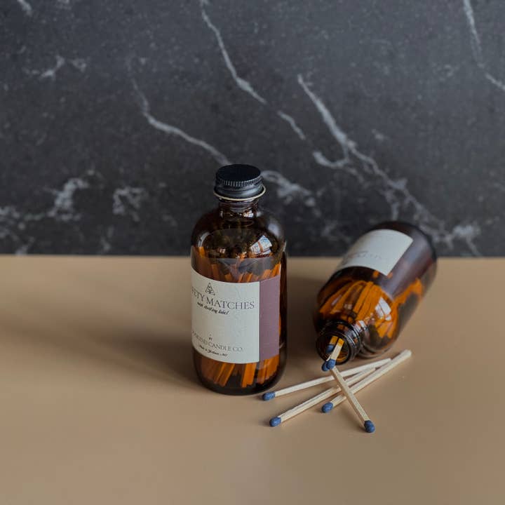 Bookend Candle Co. – Engroshandel Tændstikker – Sikkerhedstændstikker i glasbeholder