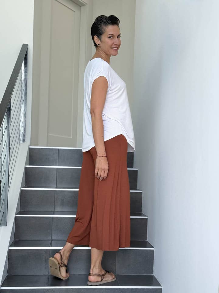 CARAUCCI - Wholesale Pants - Women's - Cropped Flare Pants17