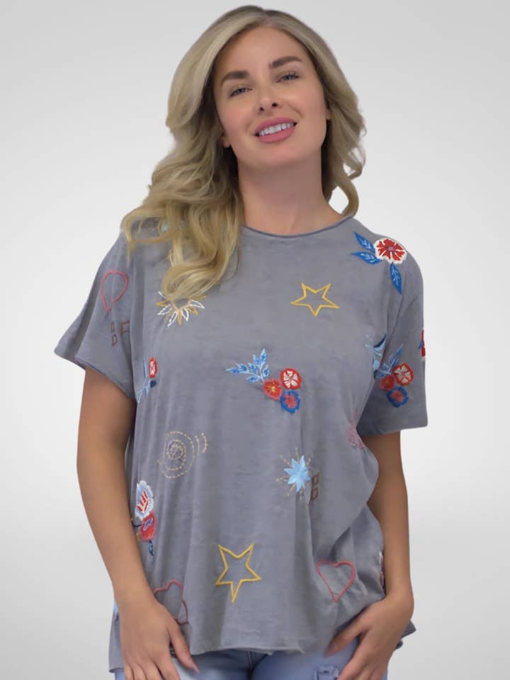 INGRID TEE for wholesale by Caite & Kyla