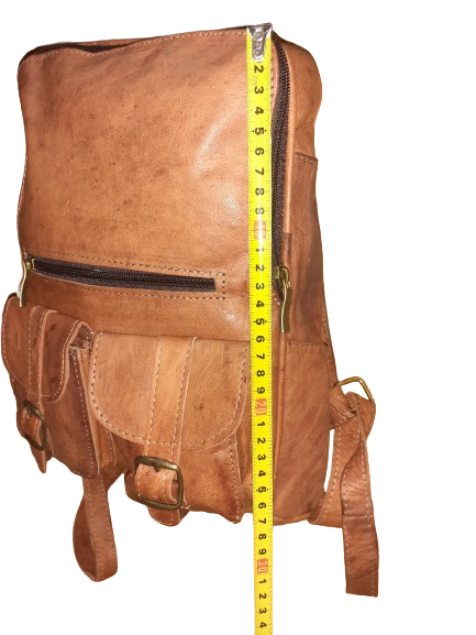 Hecho a mano - Wholesale Backpack - Women's - Marrakech Colegial Double Pocket Backpack3