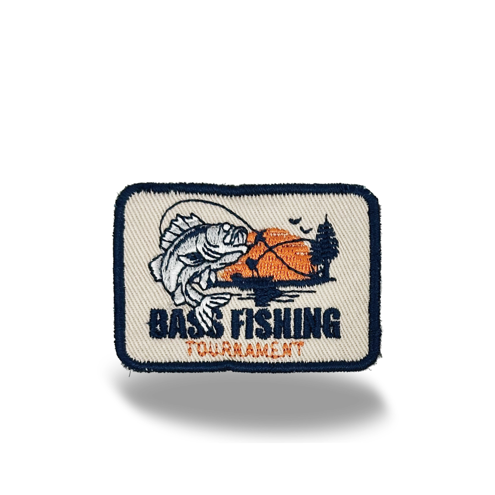 Northern Icons Creations INC – wholesale Patch – Largemouth Bass – Tournament Style Iron On Embroidery Patch0
