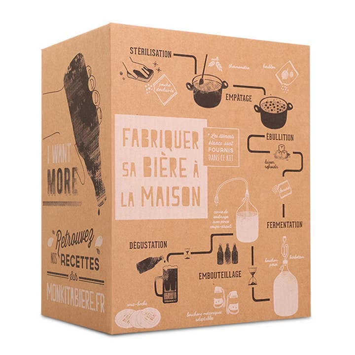 MON KIT A BIERE - Venta al por mayor Kits de cerveza/alcohol de elaboración propia - Kit completo de cerveza ámbar