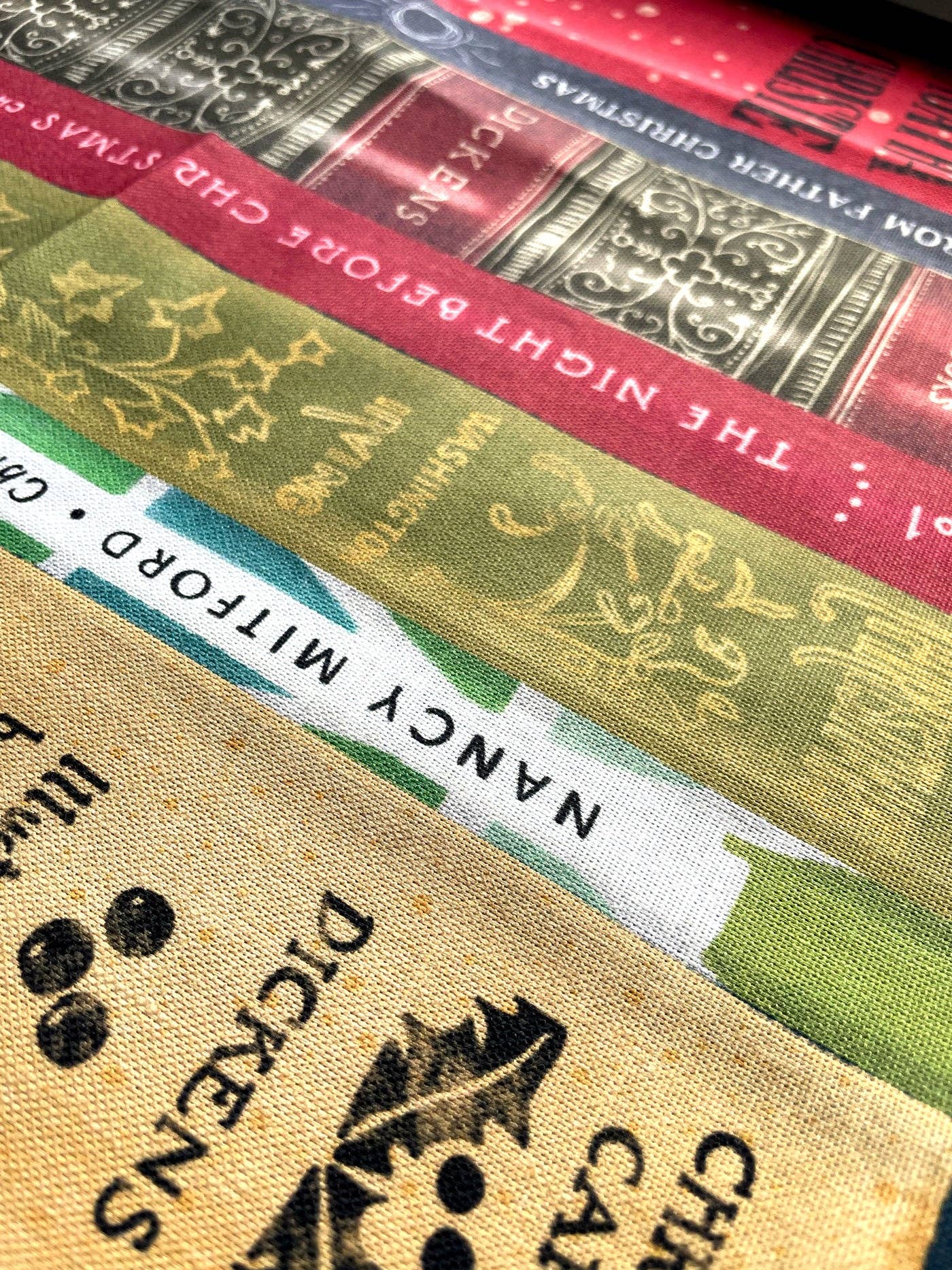 Design Smith - Wholesale Tea Towel - The Christmas Library - tea towel3