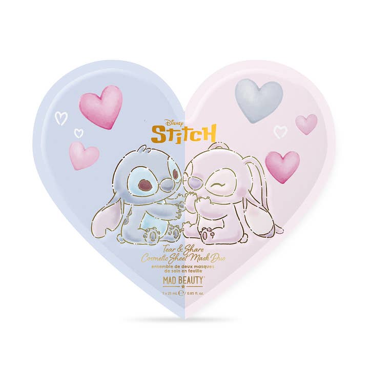 I Heart Stitch Cosmetic Sheet Mask Duo for wholesale by Mad Beauty