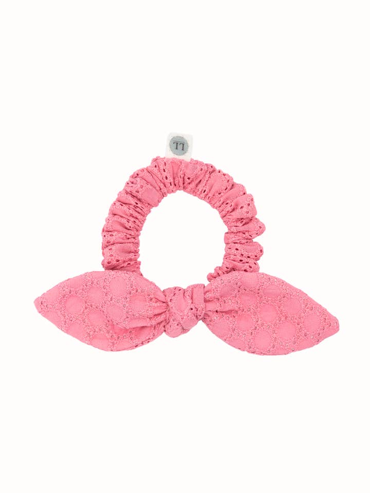 Katie Pink Retro Scrunchie for wholesale by Livy Lou Collection