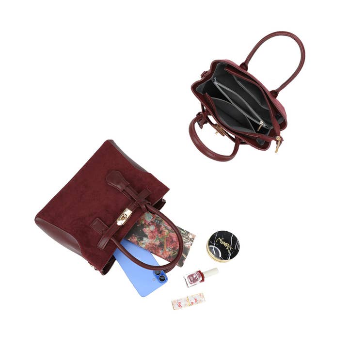 Gallantry - Wholesale Top Handle Bag - Women's - Verona Suedine8