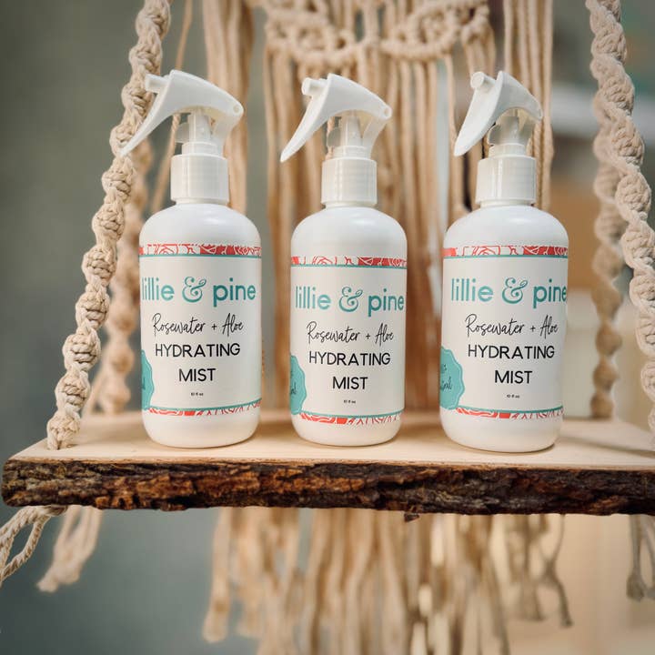 L I L L I E & P I N E - Wholesale Face & Body Mist/Water - Rosewater + Aloe Hydrating Mist3